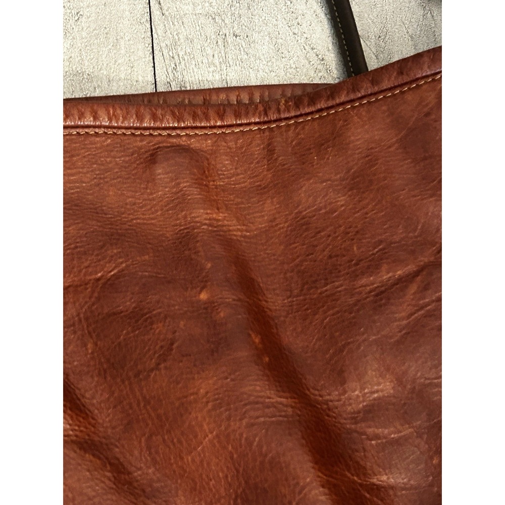 Rough And Tumble Bag Leather Cognac Distressed Boho Limited - Picture 10 of 15